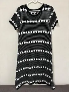 MARY QUANT 半袖 ニット ボーダー 花柄のサムネイル