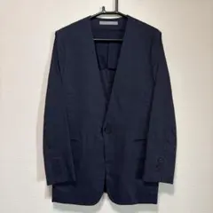 セオリーリュクス　麻混ノーカラージャケット 038 ネイビー