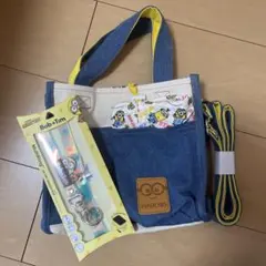 ミニオンズ 小型トートバッグ ストラップ付き