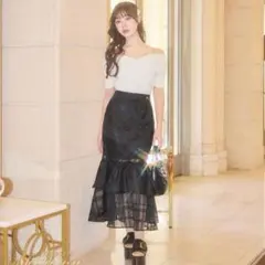 【完売品】michellMacaron 美脚マーメイドシアースカート