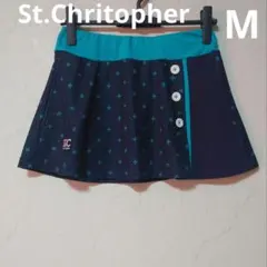 マーク&ロナ総柄裾部分メッシュストレッチスカート&バイザーセット M マーク&ロナ総柄裾部分メッシュストレッチスカート&バイザーセット M
