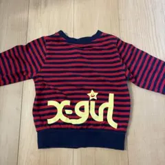 X-girl first stage ボーダーカーディガン 80cmのサムネイル