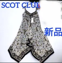新品タグ付き スコットクラブ シフォン キャミソール 大人 ワンピ