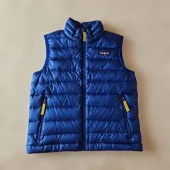patagonia ダウンベスト 青 130(キッズS)
