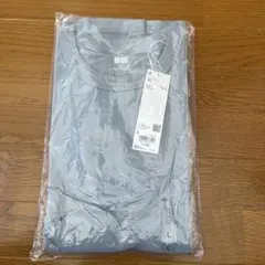 UNIQLO　クルーネックTシャツ　ユニクロU　L　ブルー　半袖　新品未開封