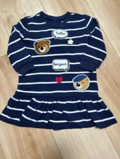 Polo Ralph Lauren ボーダー ワンピース ベアワッペン