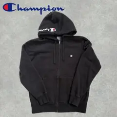 Champion TK ブラック ジップアップパーカー
