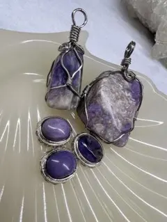 【天然石】チャロアイト まとめ売り