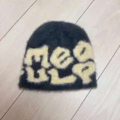 モヘアビーニー　ニット帽　帽子 秋冬 レディース Y2K 韓国