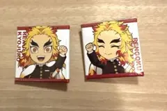 鬼滅の刃 繋がるスクエア缶バッジ 煉獄杏寿郎