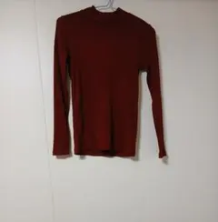 UNIQLO 赤 M 長袖ニット