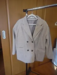 オーバーサイズ ダブルジャケットコート