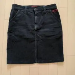 HYSTERIC GLAMOUR グレー　コールテン生地　 タイトスカート