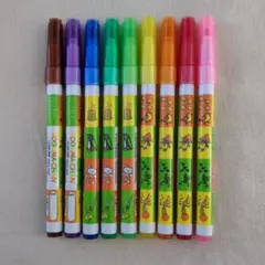 こぐまちゃん　マーカー９本セット　おまけ付き（スヌーピーのピンク色マーカー）