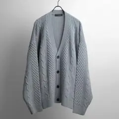Confirm オーバーサイズボリュームニットケーブルカーディガン