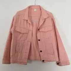 ピンク デニムジャケット