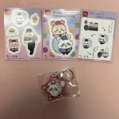 ちいかわ アクリルキーホルダー5 シール　モモンガ　セット