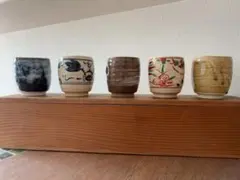 【木箱入り】湯飲み5個セット