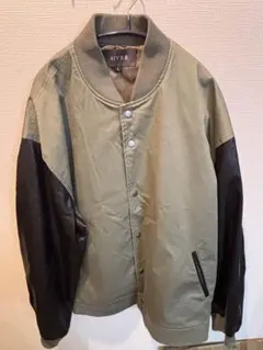 AIVER バックサテンソリッドスタジャン