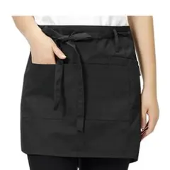 花月デザイン]ショート丈腰巻きエプロン ベーシック レディース メンズ 男女兼用