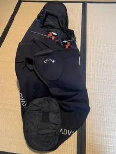 ADVANCE パラグライダー用ポッドハーネス ブラック/パープル　サイズM