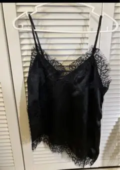 ZARA レースサテンキャミソール ZARA】レースサテンキャミソール 4764/002 (ZARA/キャミソール