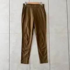 ノアールレーベル フレキシンストレッチレギンスパンツ M レギュラー丈 カーキのサムネイル