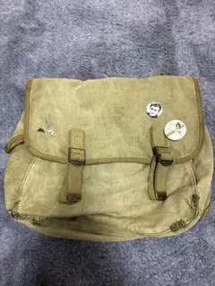 40s ミリタリー　バッグ　ステンシル　ARMY U.S.NAVY WW2