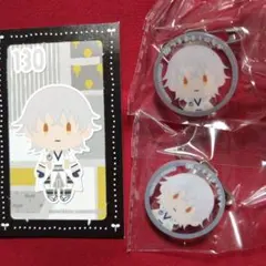 新品未開封品☆刀剣乱舞　フリューくじ　御伴散歩　クリアバッジ　鶴丸国永２個