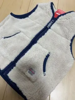 新品　ミキハウス　ベビーベストフリース　90cm