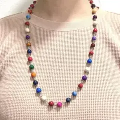 ビーズネックレス ネックレス