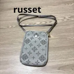 ラシットrusset TOKYO ショルダーバッグ モノグラム柄