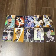 プロ野球チップス　トレーディングカードセット　10枚