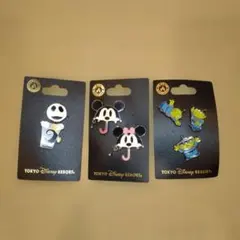 ディズニーリゾート ピンバッジ 3点