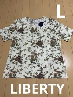 ノ*ん様 新品未使用リバティLIBERTY半袖花柄TシャツLのサムネイル