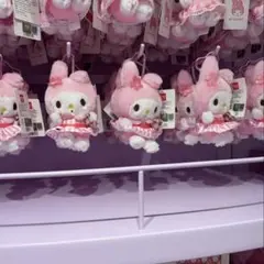 マイメロディ ぬいぐるみマスコット キーホルダー MINISO 海外　サンリオ