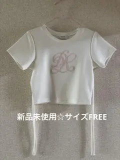 Darich シグネチャーDRレースロゴ 半袖Tシャツ ホワイトのサムネイル
