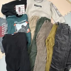 中古品☆男の子150まとめ売り　冬物