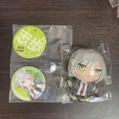 プロセカ セガラッキーくじ 日野森志歩 缶バッジ ぬいぐるみ