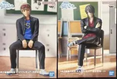 銀魂　銀八先生フィギュア　2種　沖田　高杉