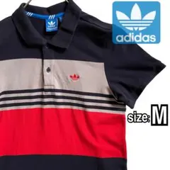 【好デザイン！】adidas originalsアディダス ポロシャツ トリコ