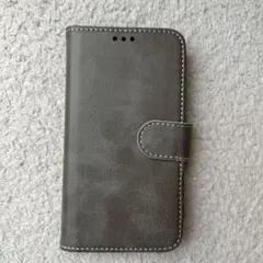 グレー 手帳型ケース iPhone用のサムネイル