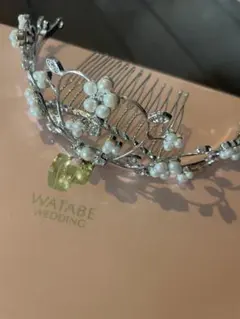 結婚式　ヘッドアクセサリー　ティアラ PV-11 ワタベウェディング 結婚式 ヘッドアクセサリー ティアラ PV-11 ワタベウェディング