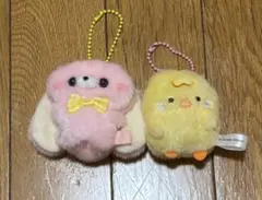 ひよこ　うさぎ　マスコット　ぬいぐるみ　2点セット