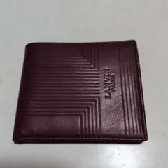 LANVIN PARIS ランバン 二つ折り財布 ボルドー レザーのサムネイル