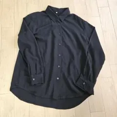 しまむら クロッシー ベーシックシャツ ブラックのサムネイル