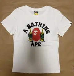 A BATHING APE Tシャツ BAPE ホワイト 門松 XSのサムネイル