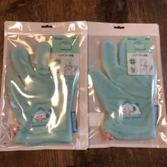 スケーター　吸水速乾　ヘアドライ手袋　サンリオ　ハンギョドン　2個セットのサムネイル