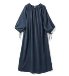 新品タグ付き　アメリカンラグシー　バルーンスリーブワンピース　ネイビー　長袖