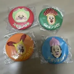 こびとづかん　刺繍缶バッジ